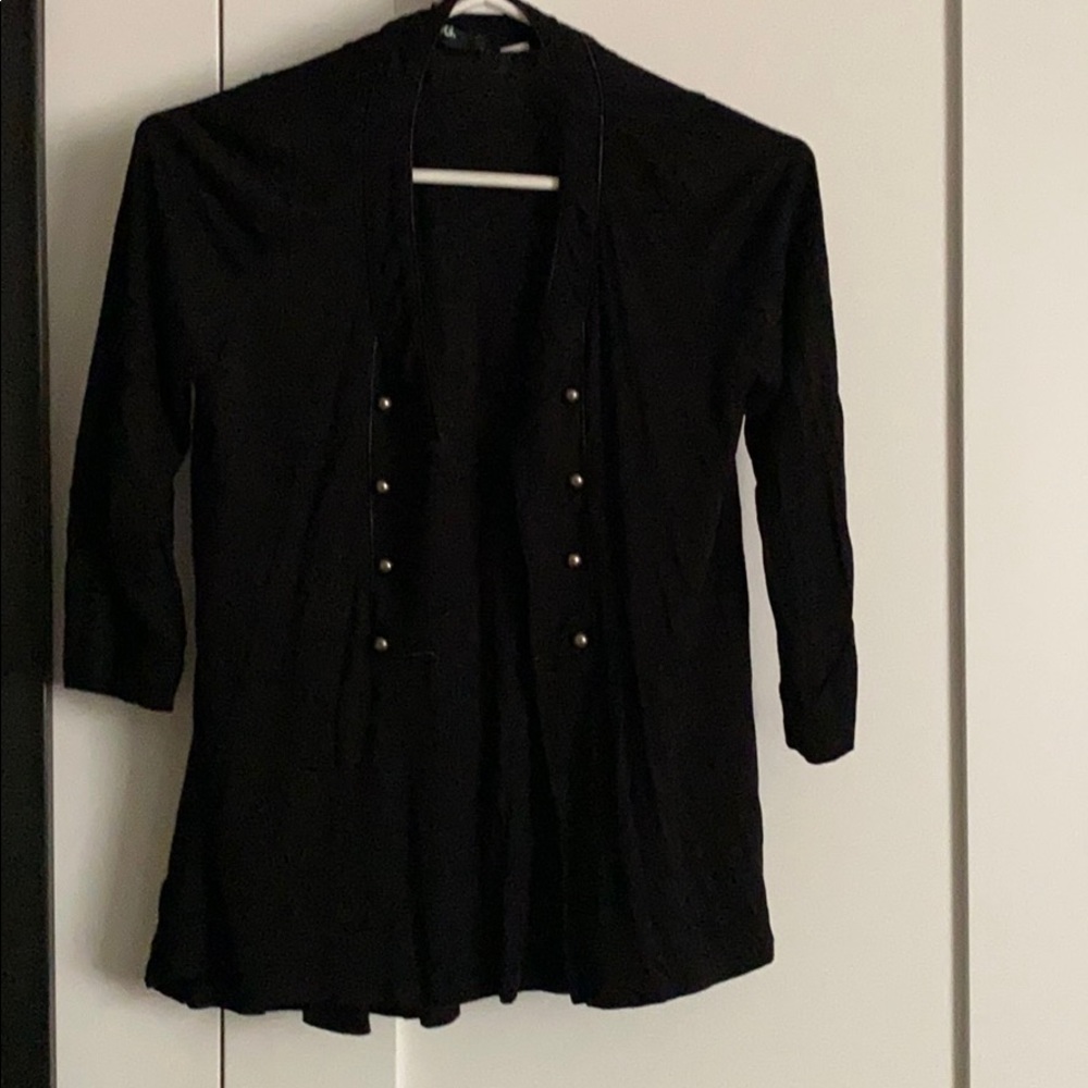 BDG Black Long Sleeve Wrap Size Small